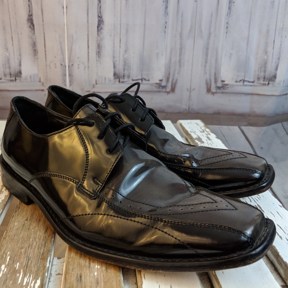 Stacy Adams Dress shoes loafers oxfords black 9 9M